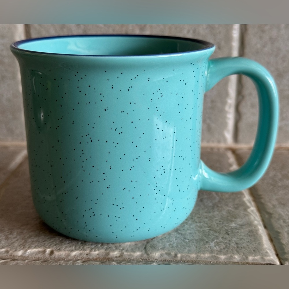 Life Is Good Beach List aqua mug NWOT - Picture 2 of 5